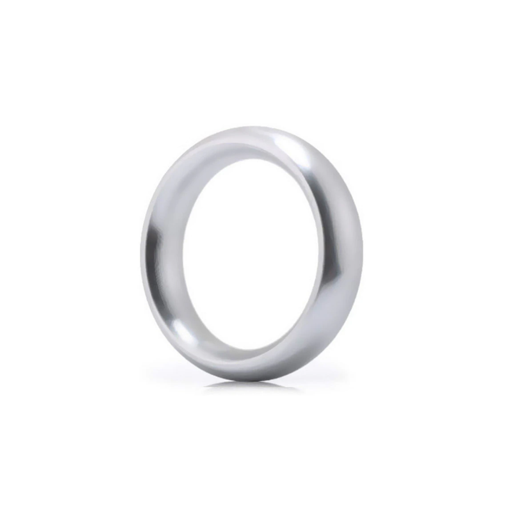 Stainless Steel Metal Men's Fashion Ring Penis Delayed Ejaculation Silver