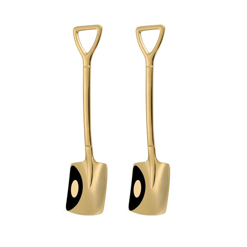 Stainless Steel Metal Shovel Ice Cream Spoon Coffee Scoop