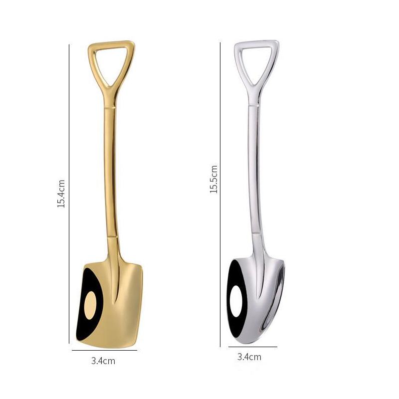 Stainless Steel Metal Shovel Ice Cream Spoon Coffee Scoop