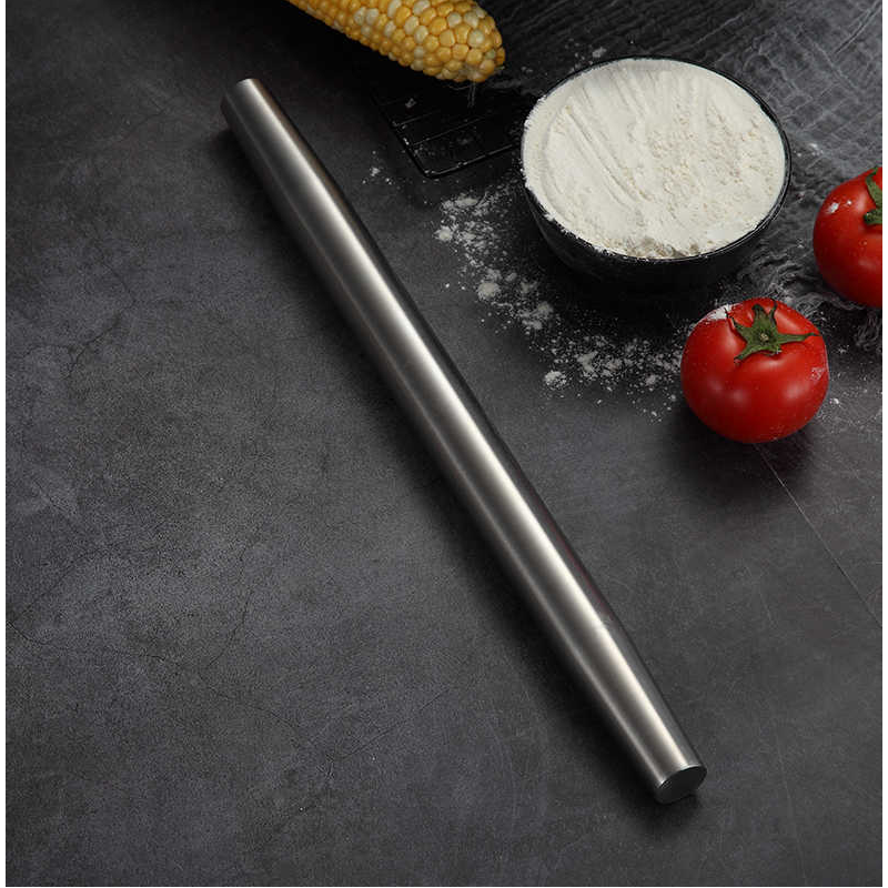 Stainless Steel Rolling Pin For Dough Non Stick Kitchen Roller Pastry Baking Tools Accessories