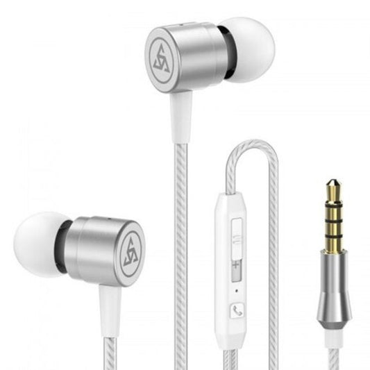 3.5Mm Wired Stereo Earphone Noise Isolating Headphone Headset With Microphone