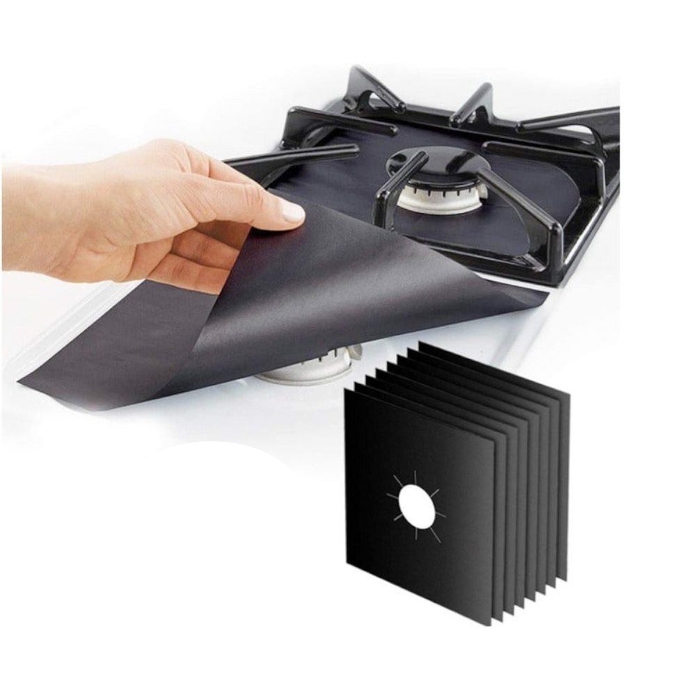 Stove Burner Covers Reusable Gas Range Protectorsnon Stick Stovetop Liner Size 10.6 Inchx Inchbpa Free Heat Resistant8 P