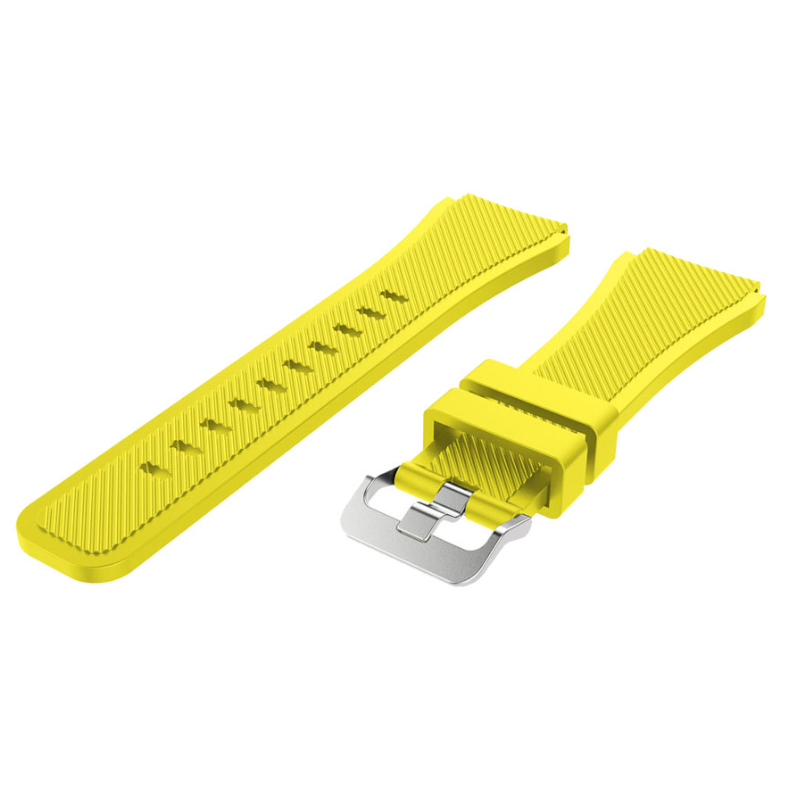 Strap Watch Band 20 / 22Mm For Samsung Galaxy Gear S3 Frontier Yellow