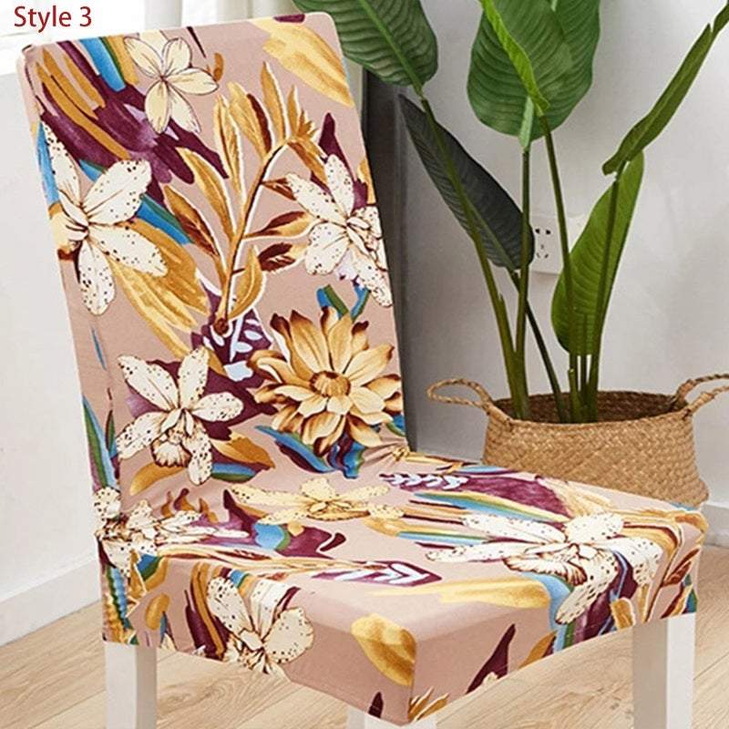 Chair Sofa Covers Stretchable Soft Flower Pattern Protective