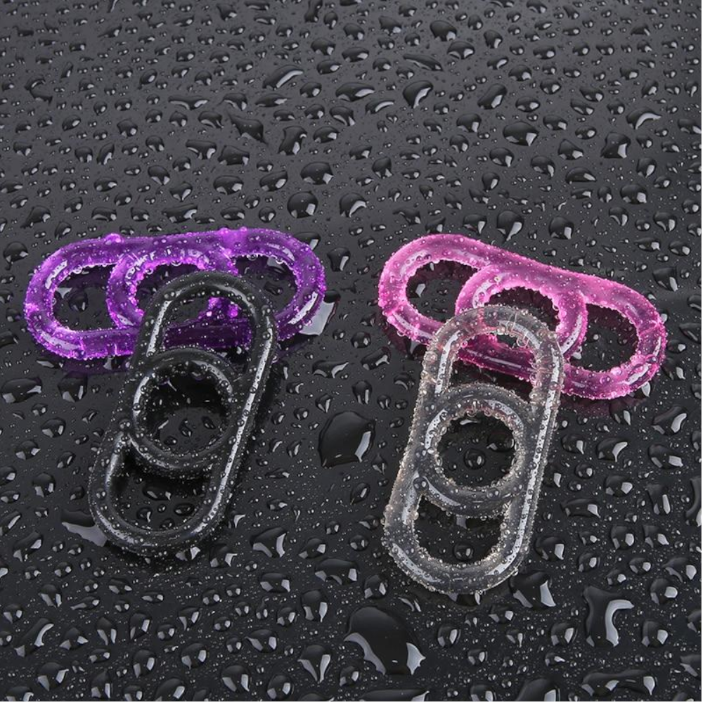 Stretchy Silicone Penis Cock And Balls Ring Erection Enhancer Men