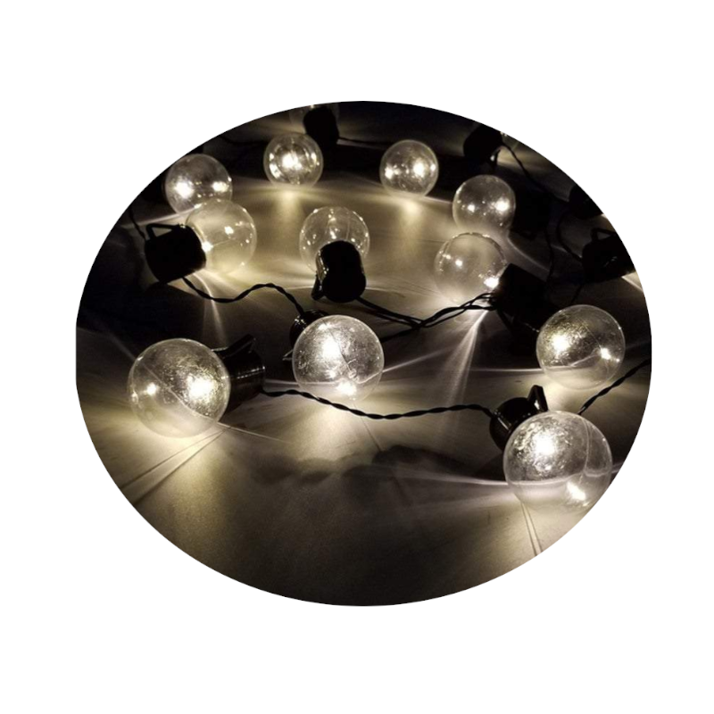 Strip Lights 10 Led Solar Powered Retro Style String Bulbs Decoration