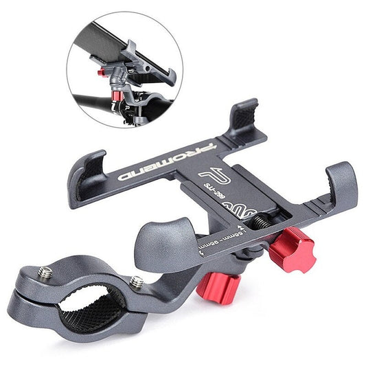 Strong Aluminum Alloy Bike Phone Mount Bicycle Motorcycle Holder Titanium