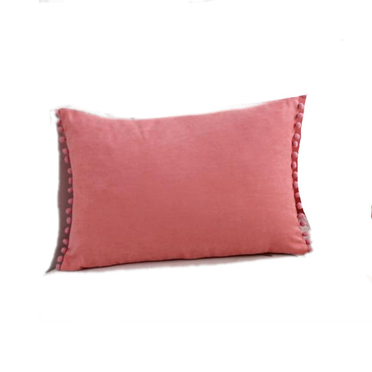 Boho Suede Pom Cushion Covers