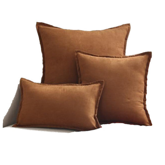 Suede Throw Pillows Cushion Covers Comfortable Decor