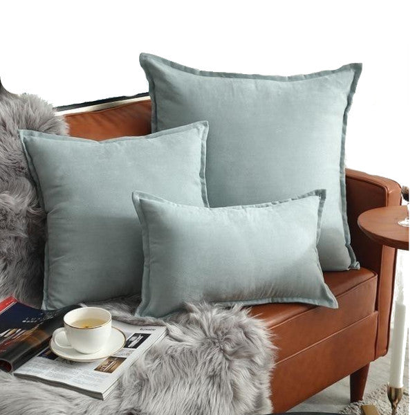 Suede Throw Pillows Cushion Covers Comfortable Decor