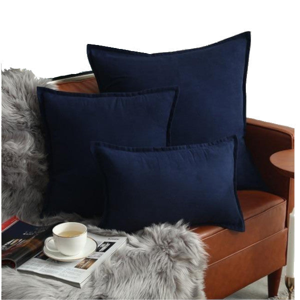 Suede Throw Pillows Cushion Covers Comfortable Decor