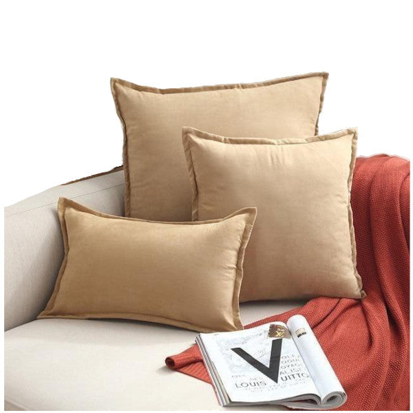 Suede Throw Pillows Cushion Covers Comfortable Decor