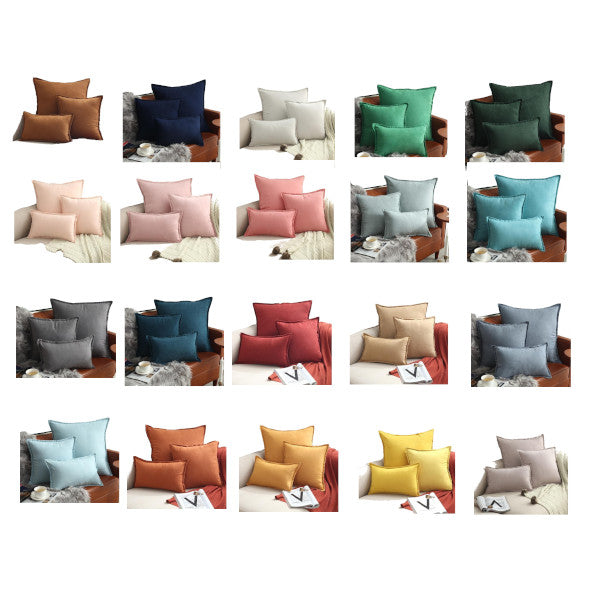Suede Throw Pillows Cushion Covers Comfortable Decor