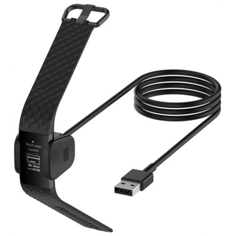 Usb Charger For Fitbit 3 Smartwatch Charging Cable Dock Adapter