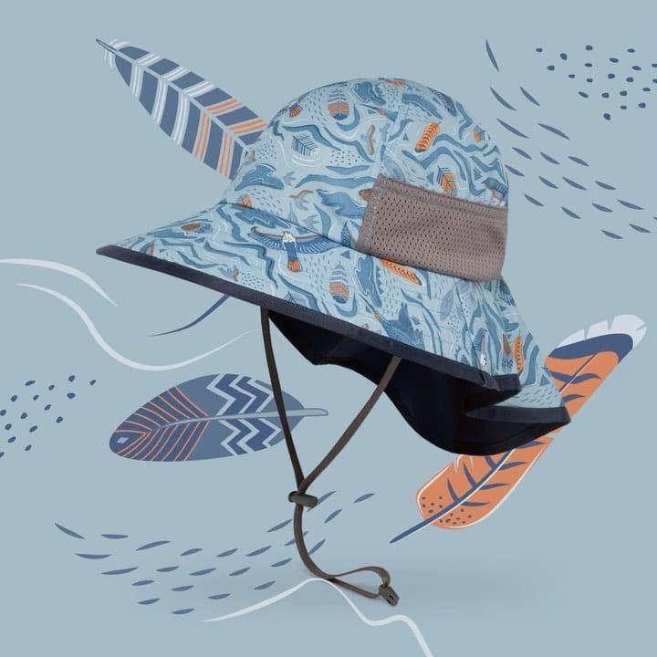Sunday Afternoons Kids Play Hat Upf50+ Pollinator Print (Small 624 Months)