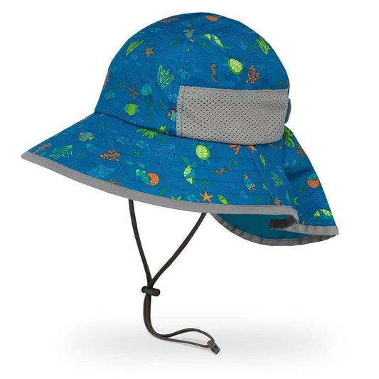 Sunday Afternoon Kids Play Hat Upf50+ | Ocean Life Small (6 24Mth)