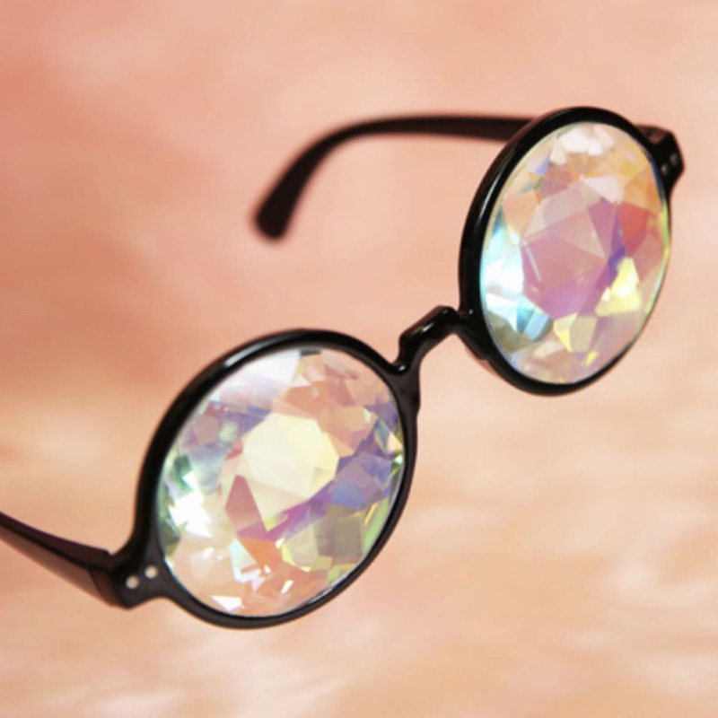 Sunglasses Kaleidoscope Psychedelic Rainbow Glasses Prism Refraction Goggles For Festivals