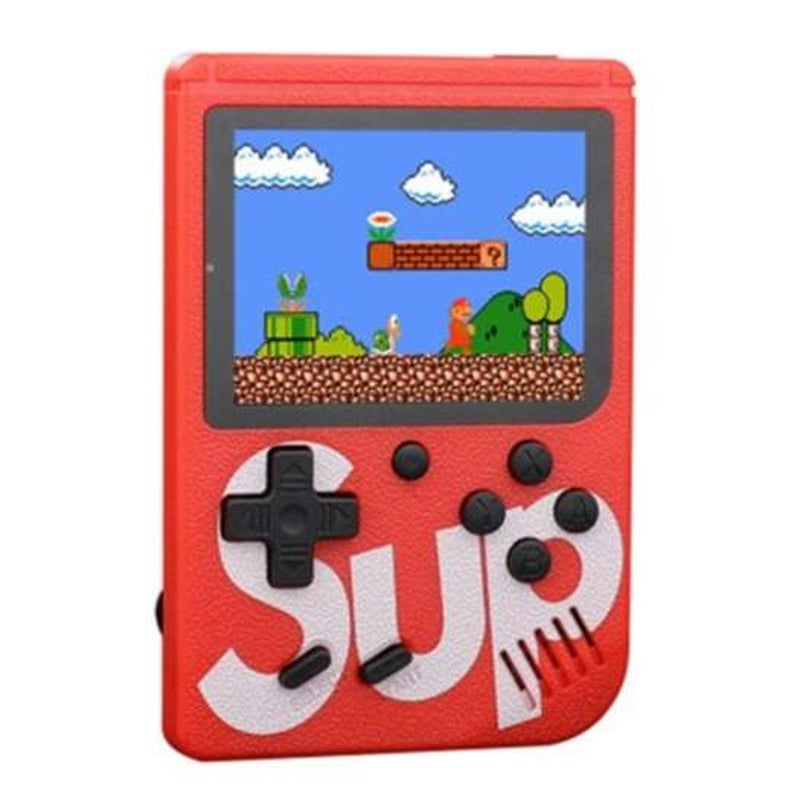 Sup Rechargeable 400 In 1 Classic Handheld Game Console Black