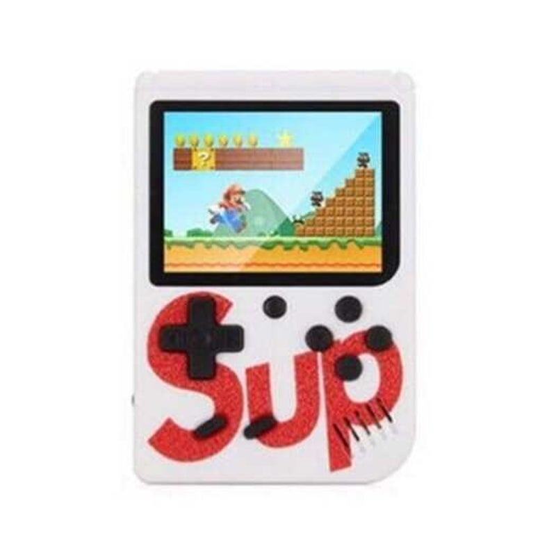 Sup Rechargeable 400 In 1 Classic Handheld Game Console Black