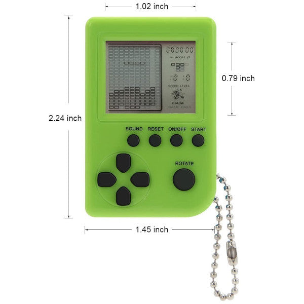 Super Mini Retro Tetris Game Console Keychain Decoration Pendant 5