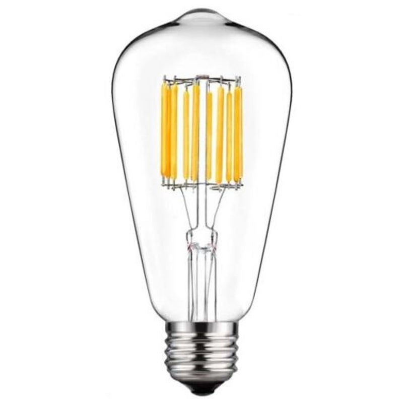 10W St64 Bulb Warm White 100W Equivalent Led With 360 Beam Angle