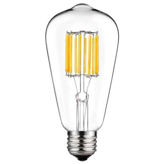 10W St64 Bulb Warm White 100W Equivalent Led With 360 Beam Angle