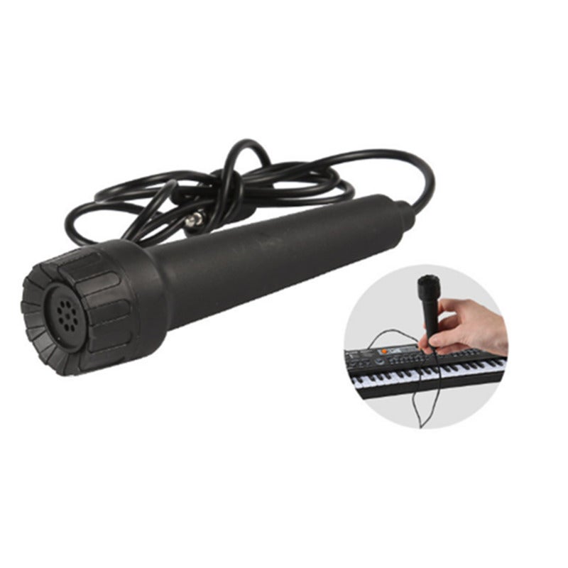61 Keys Electronic Piano With Microphone Multi Functional Music Toys Suitable For Children 8 Years Old