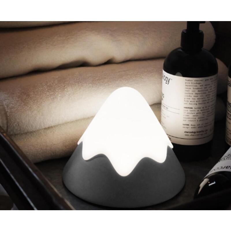 Creative Bedroom Bedside Snow Mountain Lamp Touch Led Charging Eye Protection Night Light