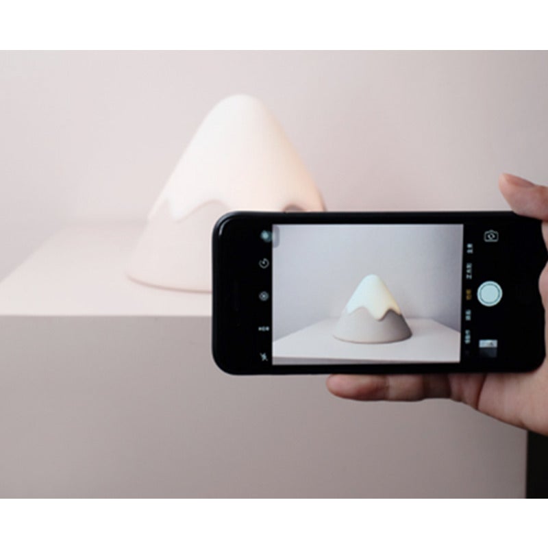 Creative Bedroom Bedside Snow Mountain Lamp Touch Led Charging Eye Protection Night Light