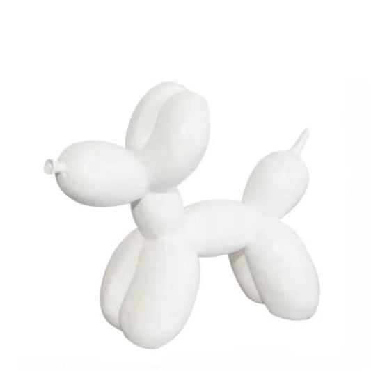Figurine Nordic Balloon Dog White Small Resin Sculptures For Living Room Decor