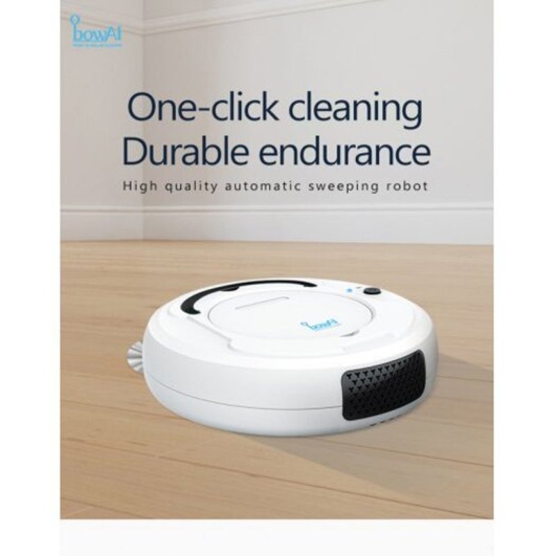 Sweeping Robot With Charge Lazy Smart Vacuum Cleaner White