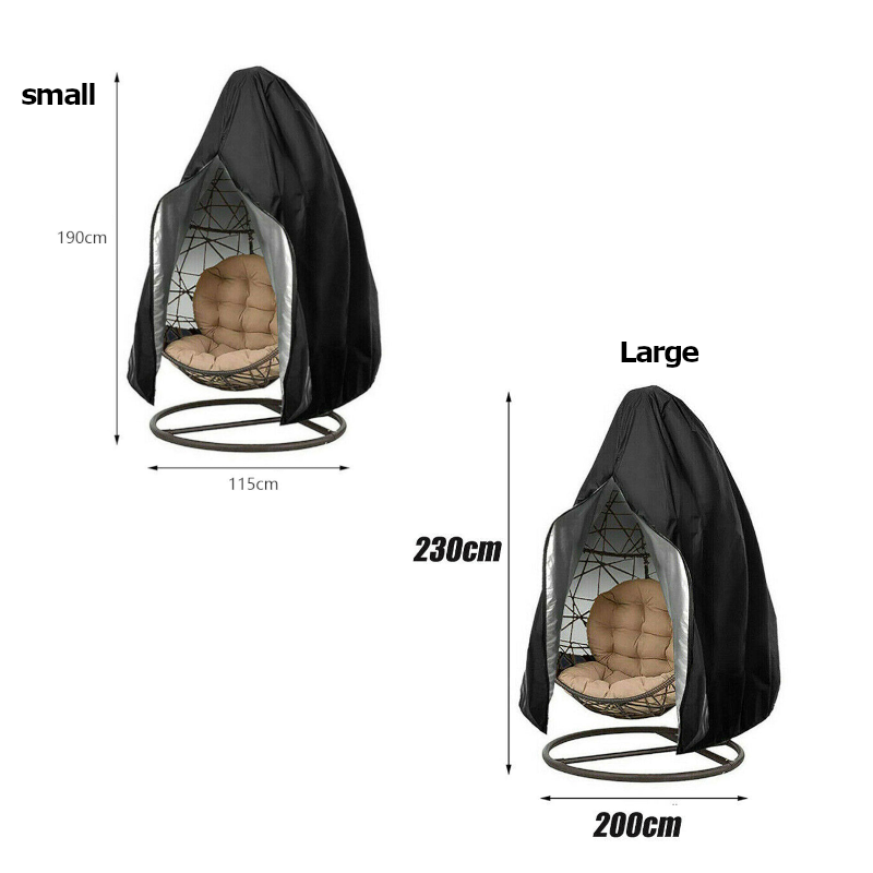 Swinging Hanging Rattan Egg Chair Outdoor Protection Furniture Cover