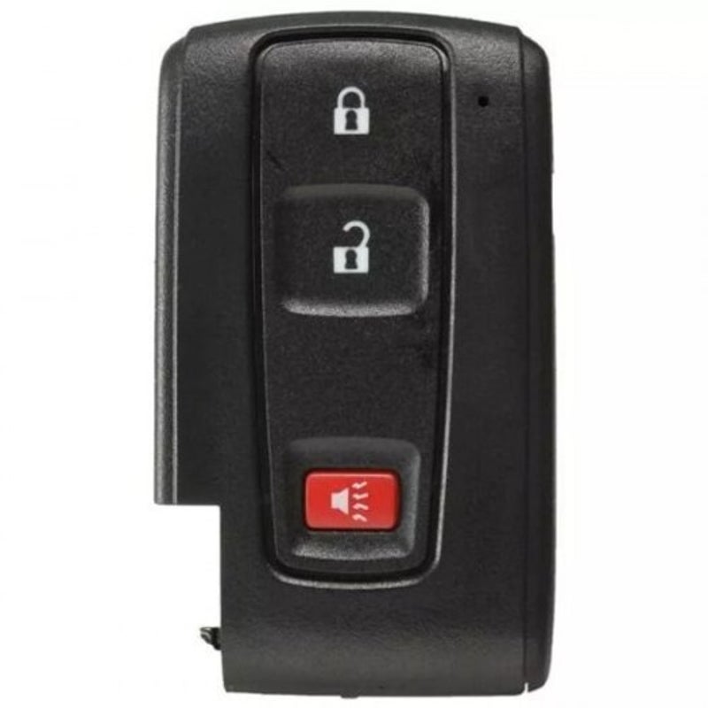 Syj2019102202 3 Button Smart Remote Keyless Entry Fob Shell For Toyota Prius Black
