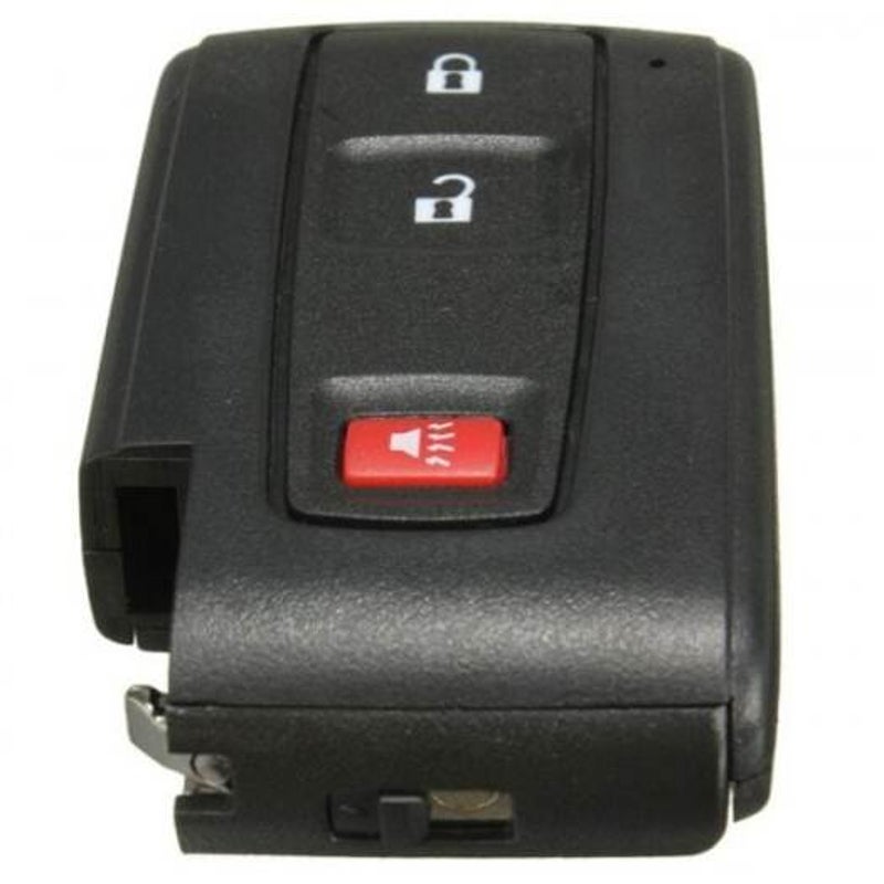 Syj2019102202 3 Button Smart Remote Keyless Entry Fob Shell For Toyota Prius Black