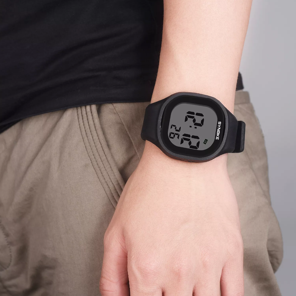 Veile Studios Electronic Watch Waterproof Luminous Digital Sports Wristwatch