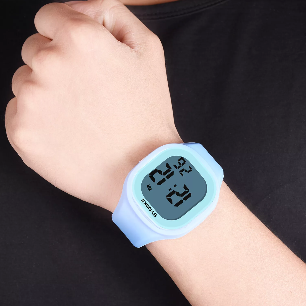 Veile Studios Electronic Watch Waterproof Luminous Digital Sports Wristwatch
