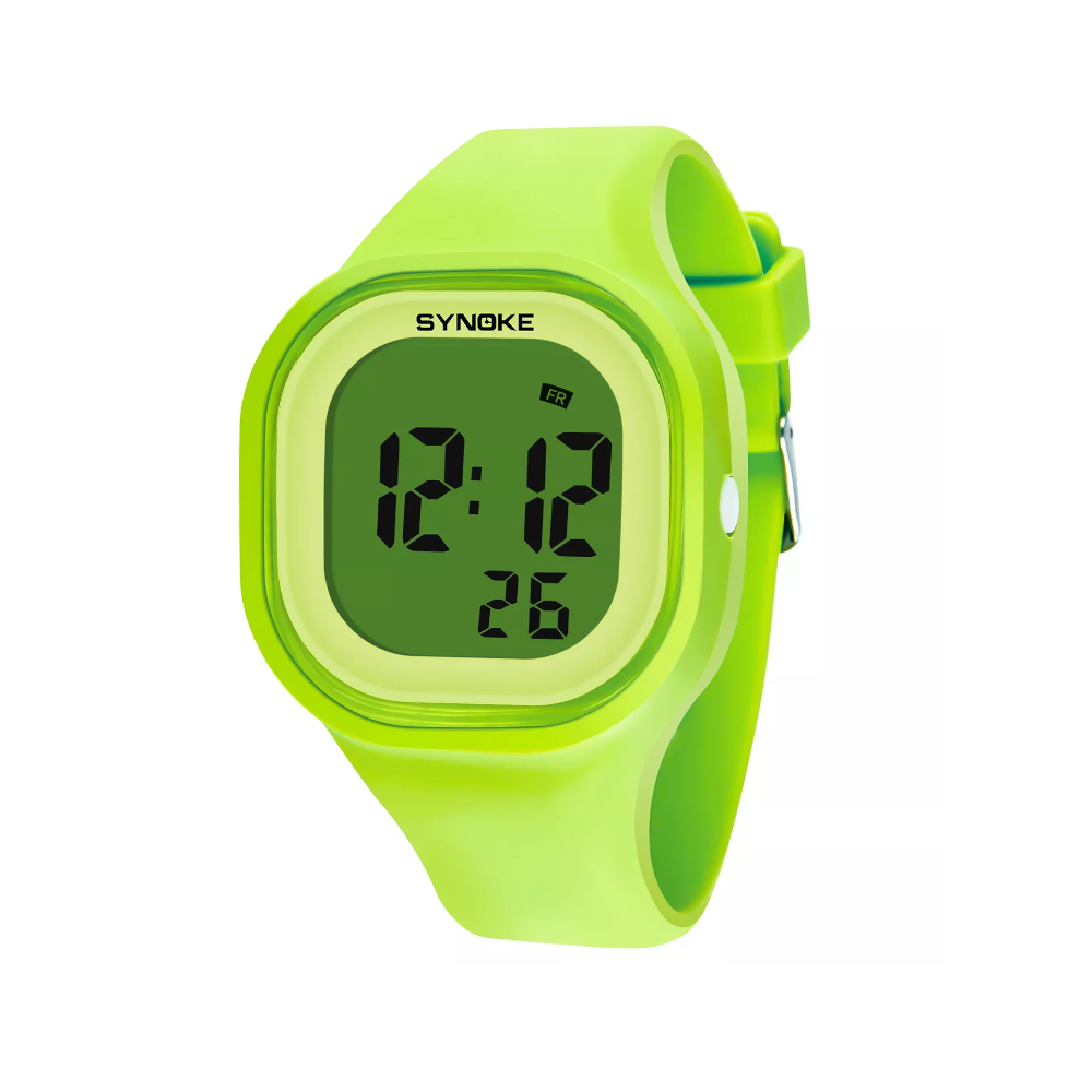 Veile Studios Electronic Watch Waterproof Luminous Digital Sports Wristwatch