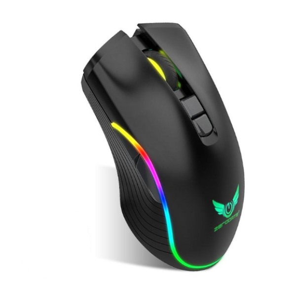 T26 2.4G Wireless Type C Fast Charge Mice 2400Dpi 7 Keys Eergonomic Optical Rgb Light Gaming Mouse For Pc Laptop