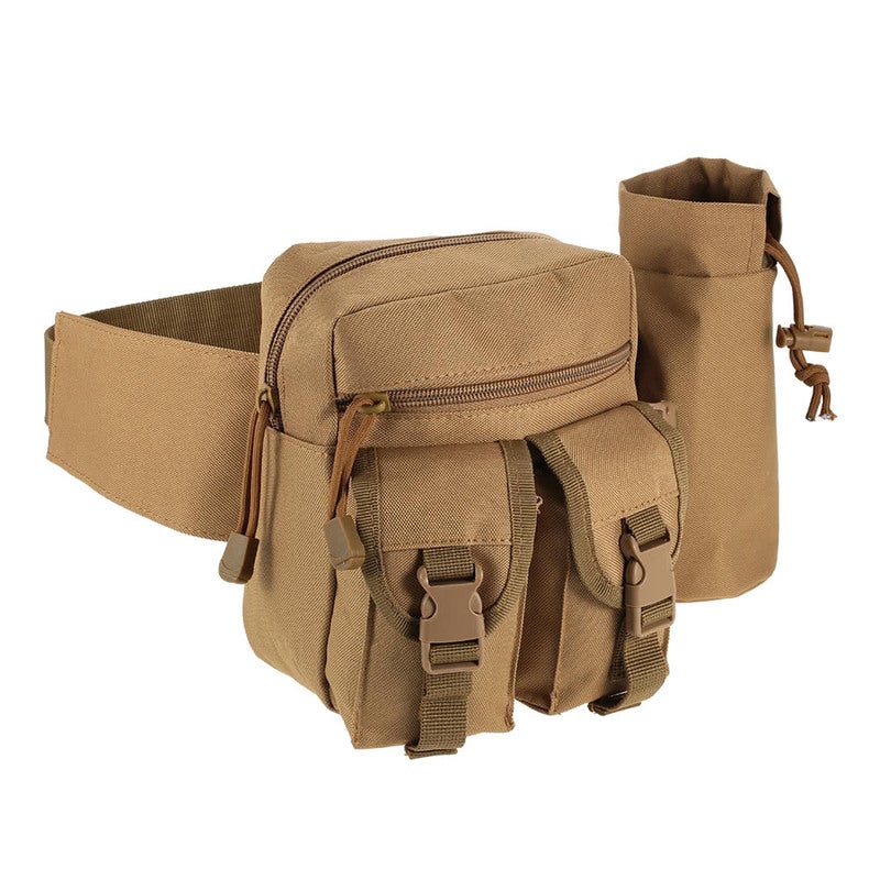 Tactical Molle Bag Waist Fanny Pack Hiking Fishing Hunting Bags Sports Hip Belt Outdoor Travel Military Equipment Gear B