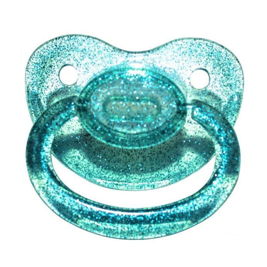 Teal Glitter Adult Pacifier Ddlg Abdl Littles Play