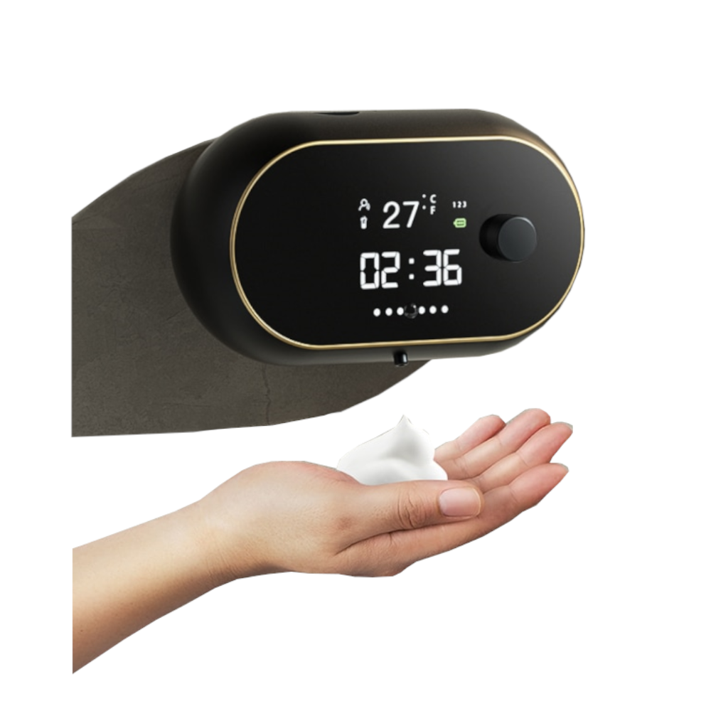 Temperature Display Induction Liquid Foam Automatic Soap Dispenser