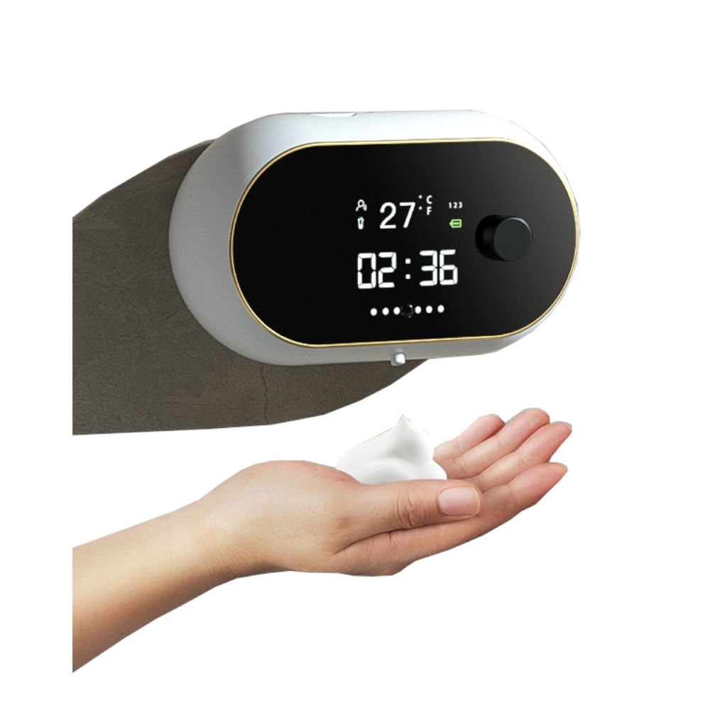 Temperature Display Induction Liquid Foam Automatic Soap Dispenser