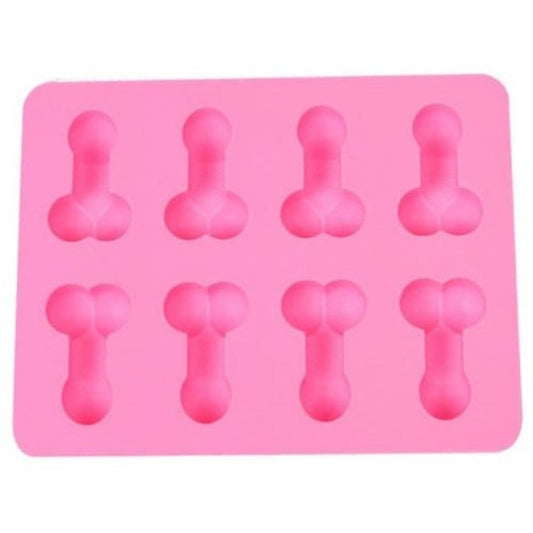 The 8 Even Taste Silicone Cake Chocolate Biscuits Ice Tray Mold Pink