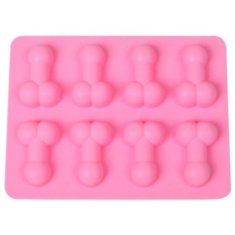 The 8 Even Taste Silicone Cake Chocolate Biscuits Ice Tray Mold Pink