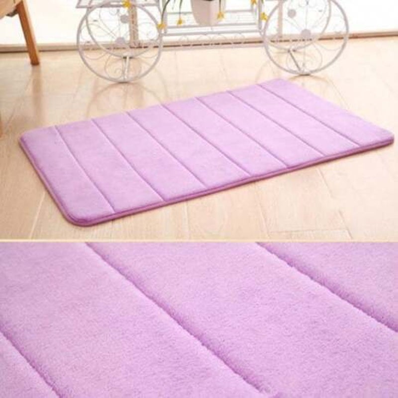 Thick Memory Foam Mat Water Absorbent Non Slip Bath Pad Home Doormat Fern Green