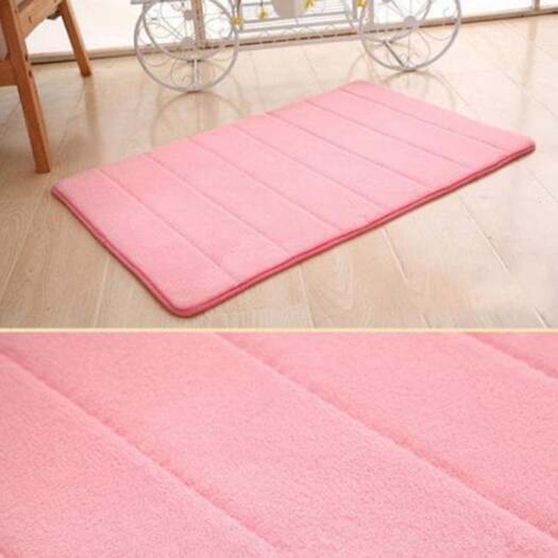 Thick Memory Foam Mat Water Absorbent Non Slip Bath Pad Home Doormat Fern Green