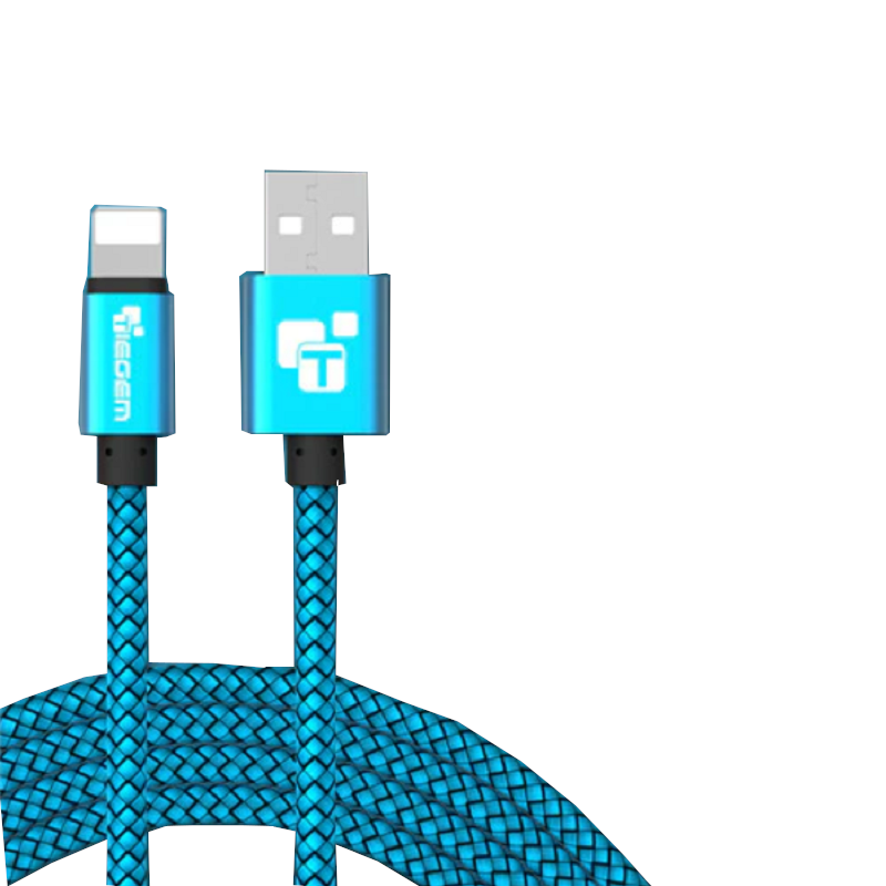 Usb Cable For Iphone 6 6S 7 8 Plus X Xs Xr 2A Fast Charging Cables Blue 25Cm