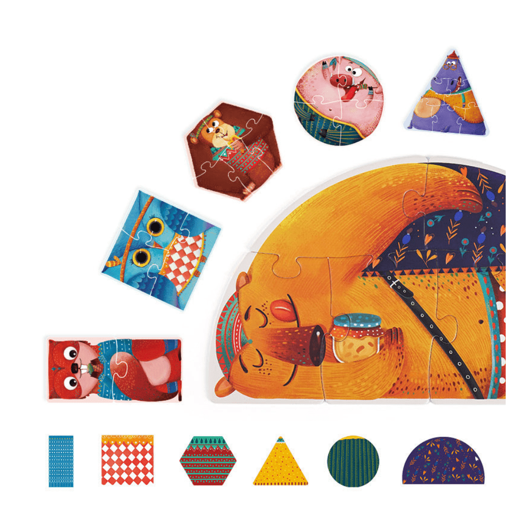 1 Sets of Toi 1 Sets Of My First Puzzles Shape Animals