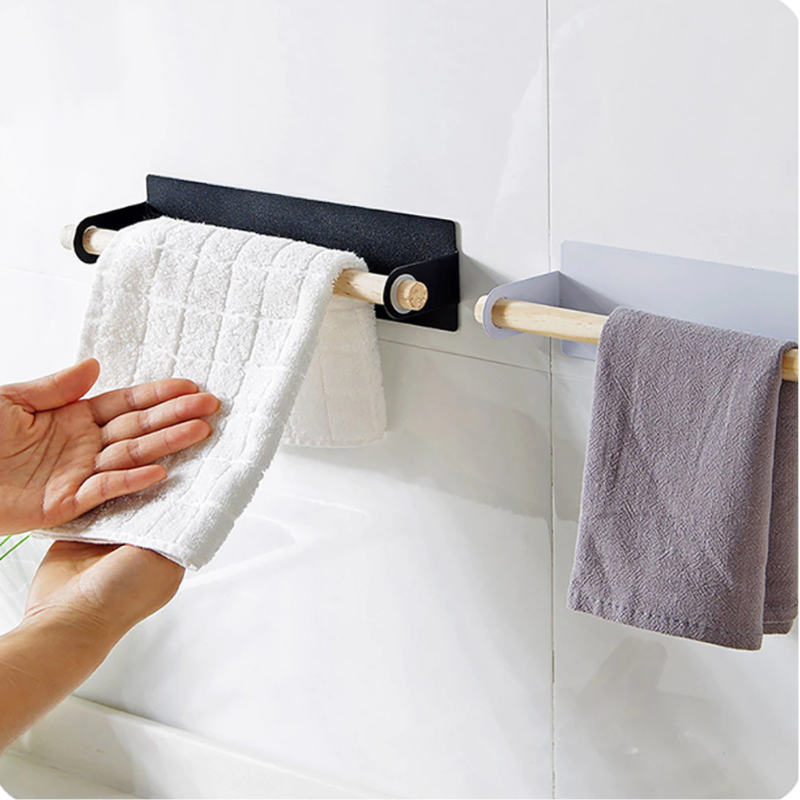Toilet Roll Paper Towel Holder Storage Rack Tissue Hanger For Kitchen Bathroom