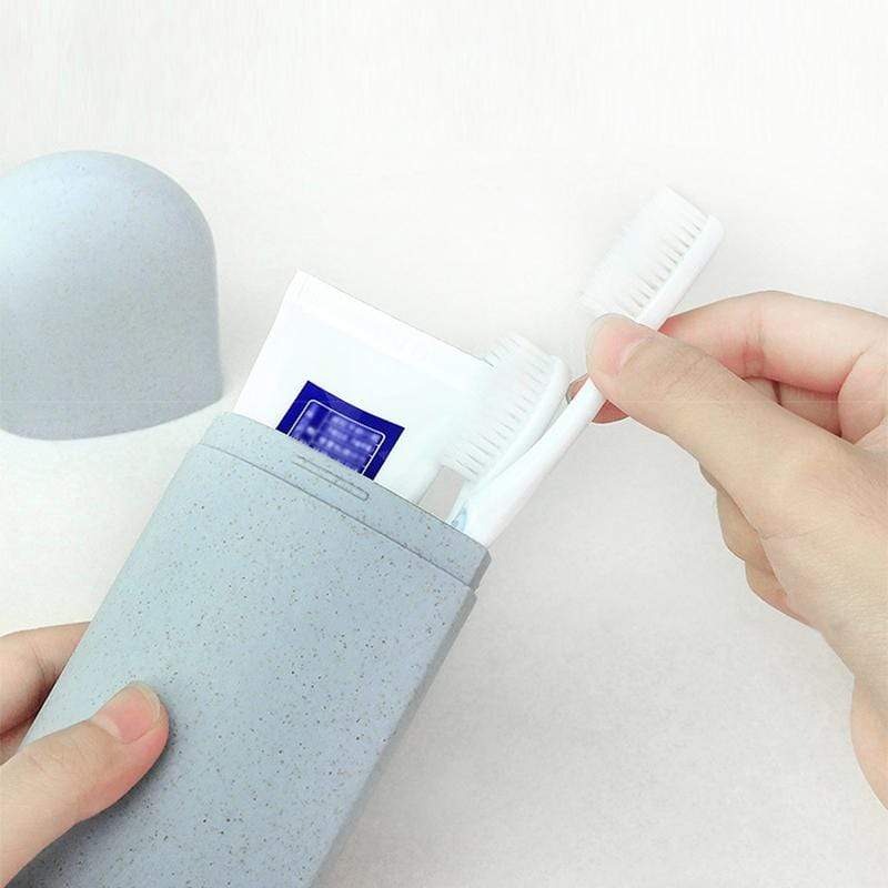 Travel Toothbrush Toothpaste Holder Toiletries Accessories